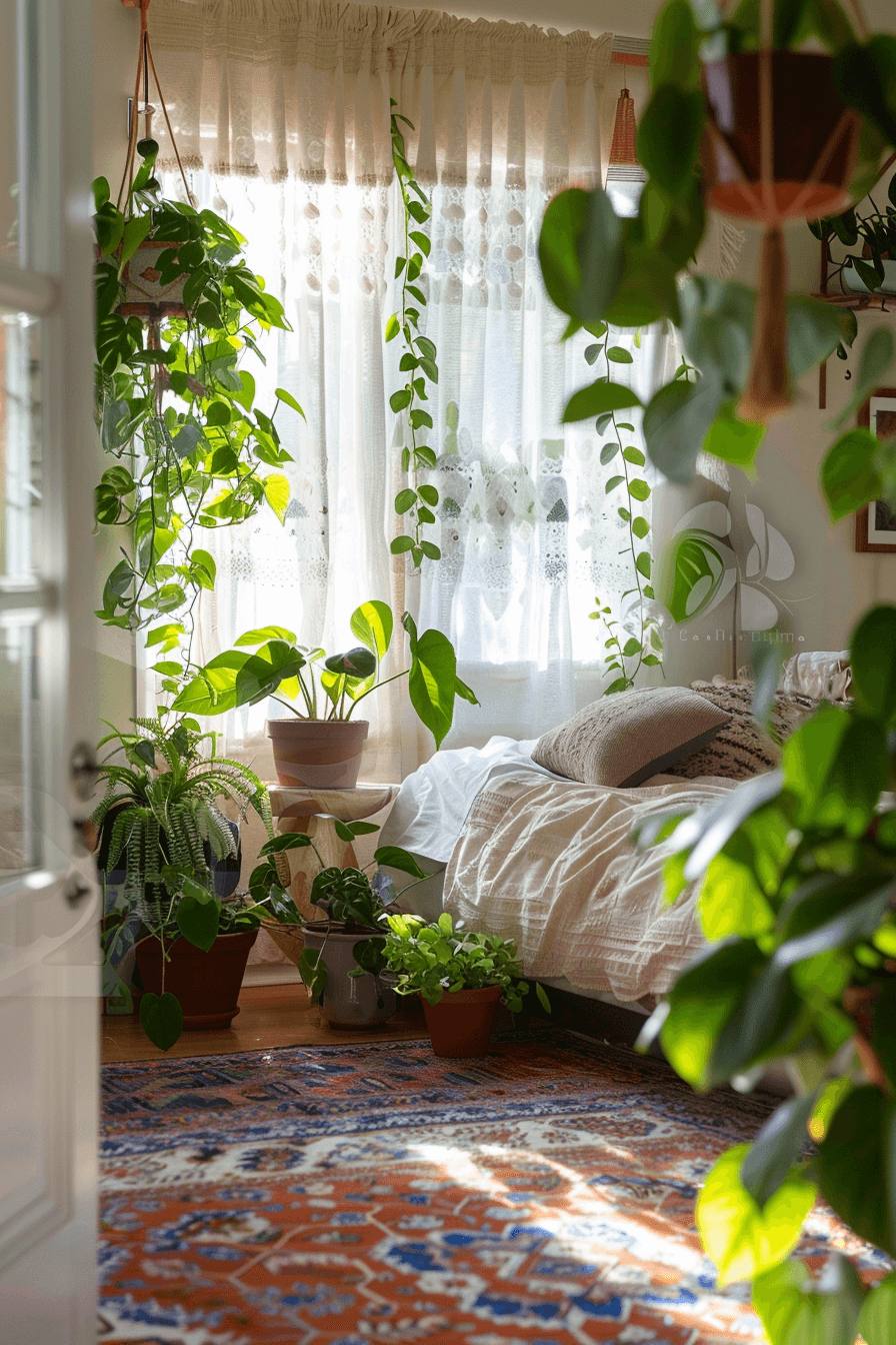 Plants go with everything in the boho style bedroom 1709383823 1