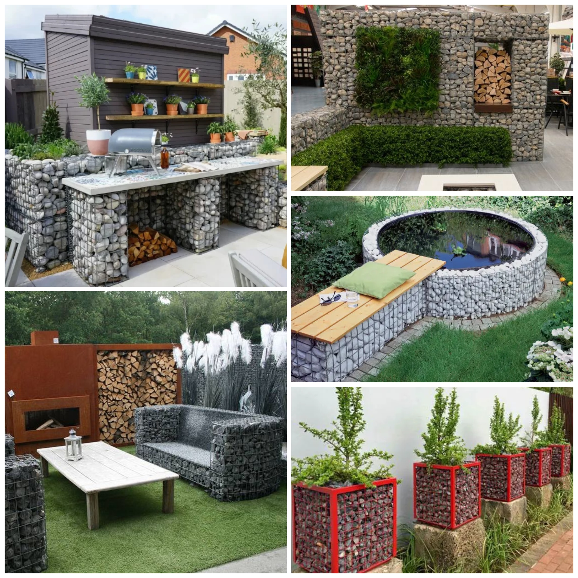 Stunning gabion ideas for outdoor landscaping