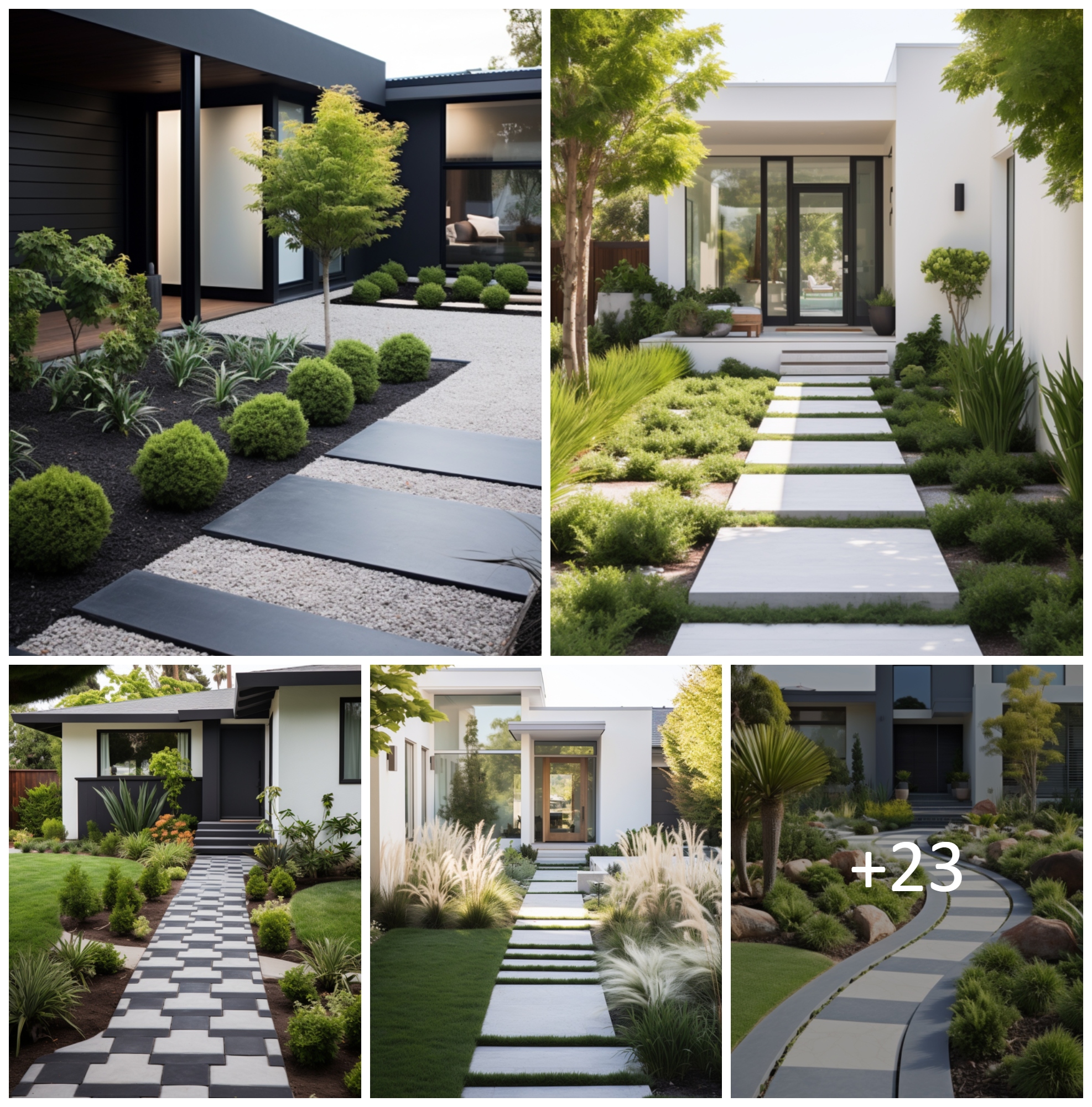 Modern Front Yard Landscaping Ideas for Max Curb Appeal