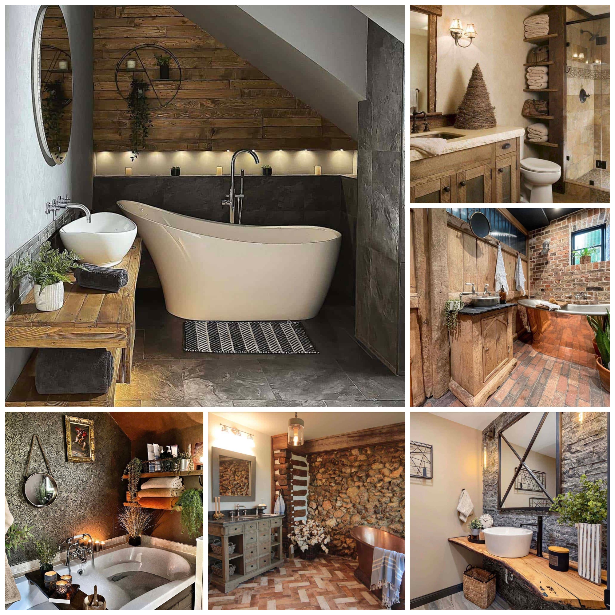 Rustic Bathroom Decor Ideas Inspired By Nature’s Beauty
