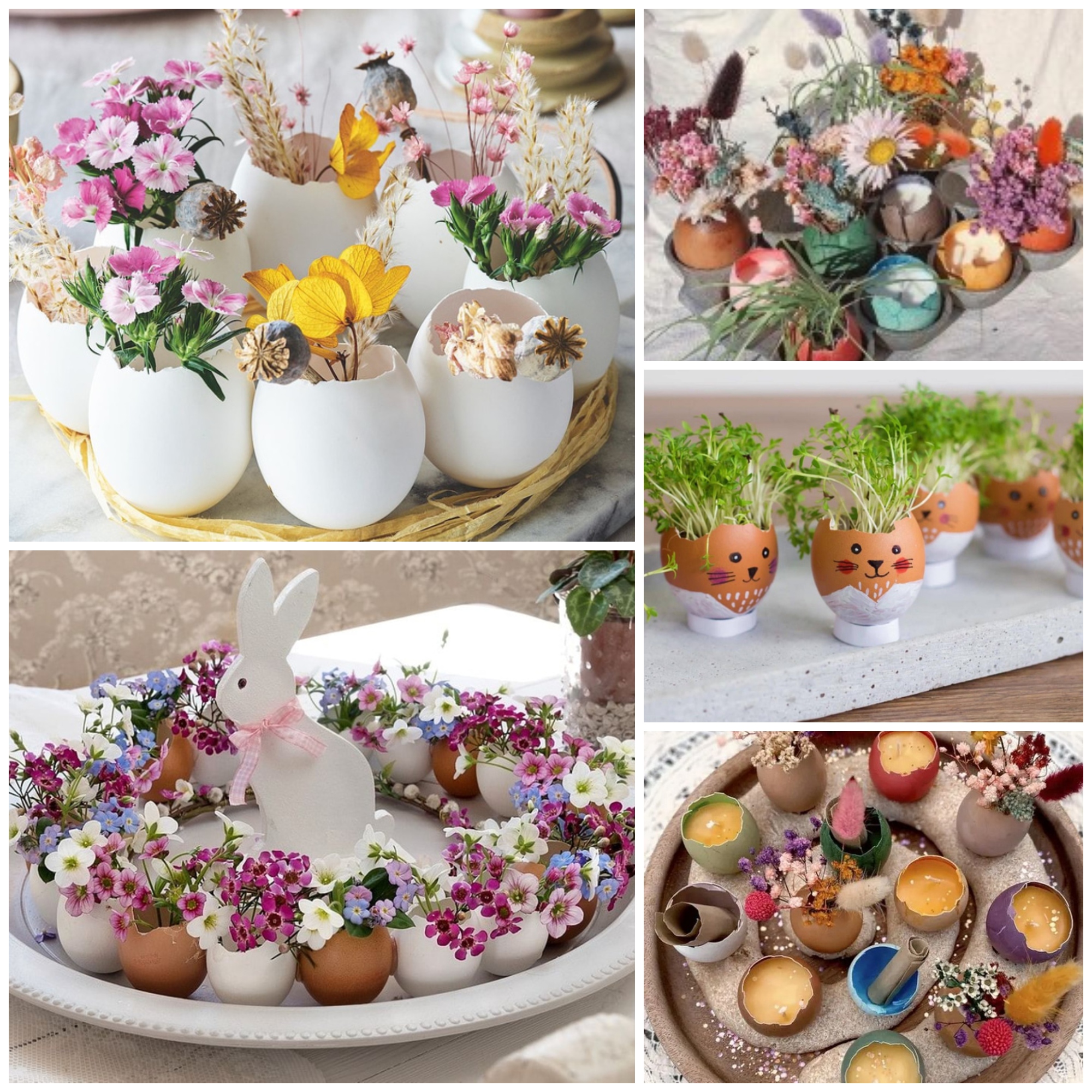 Eggshell Crafts Decorations for Spring