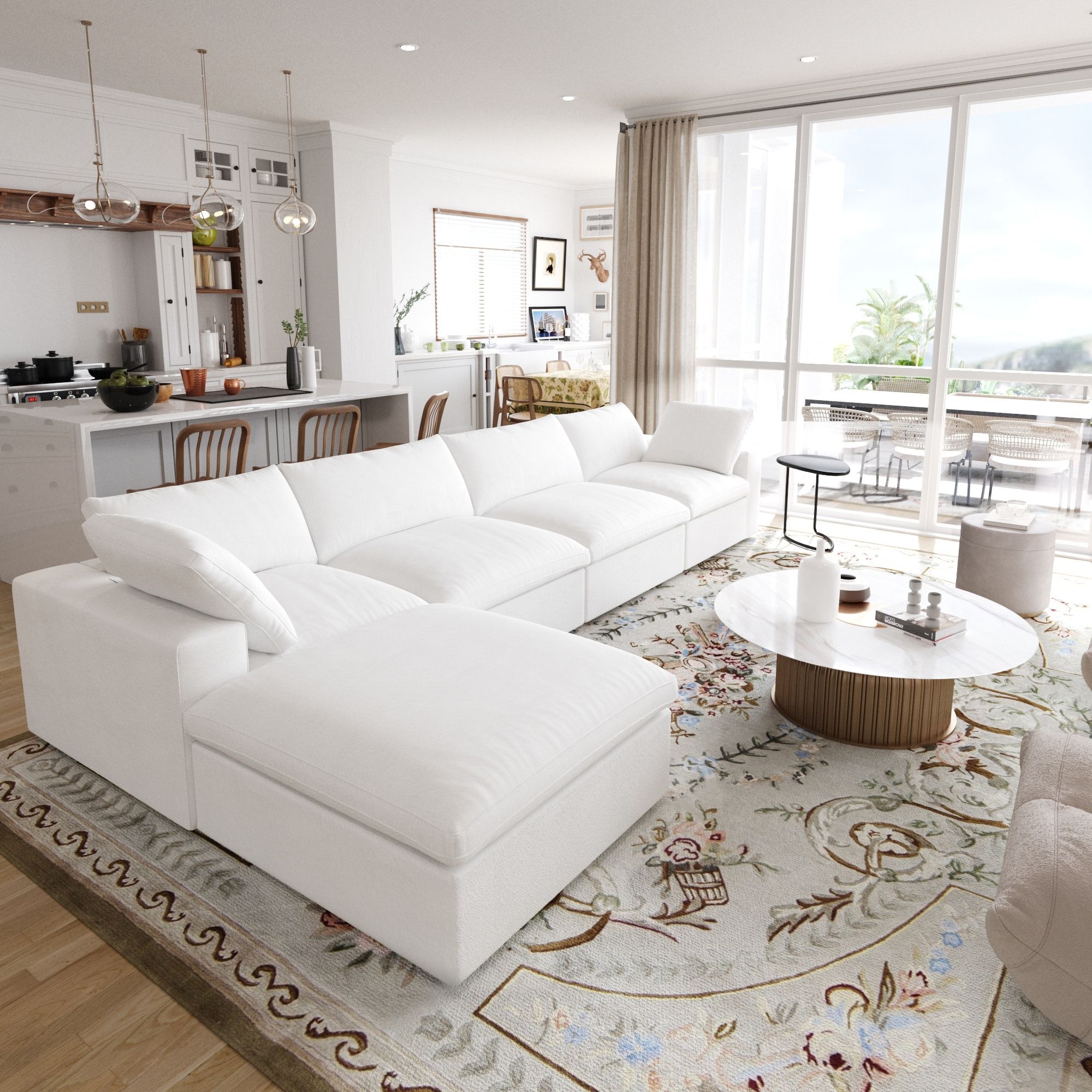 The Timeless Elegance of a White Sectional Sofa