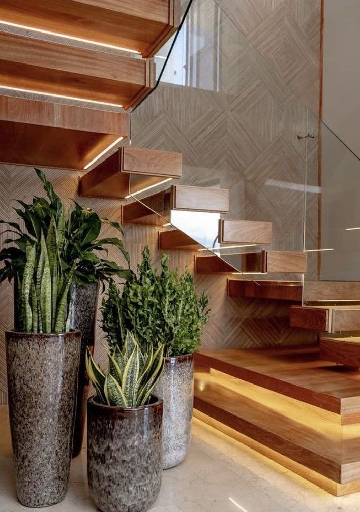 Plant Decor Ideas for Under the Stairs