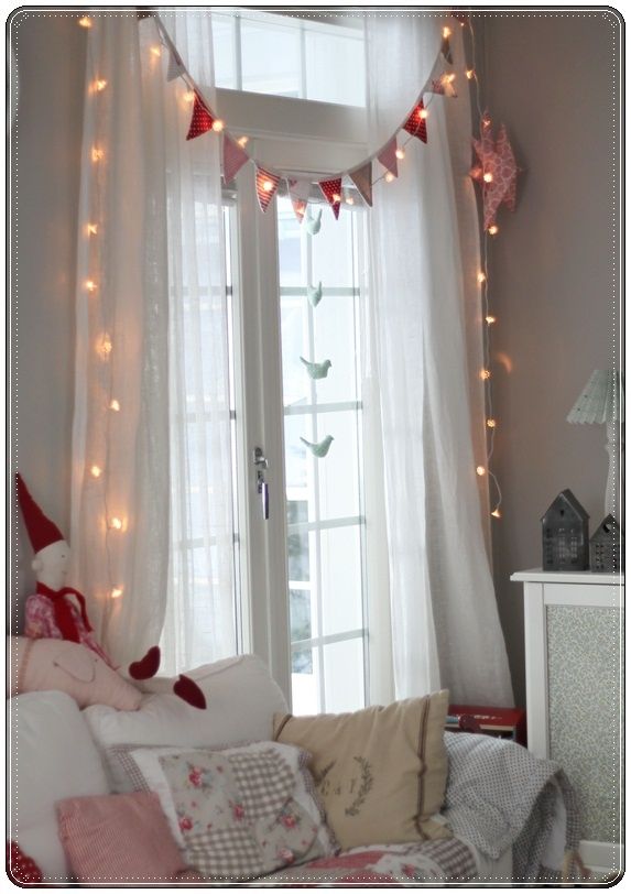 Festive Holiday Curtains for Christmas Decor