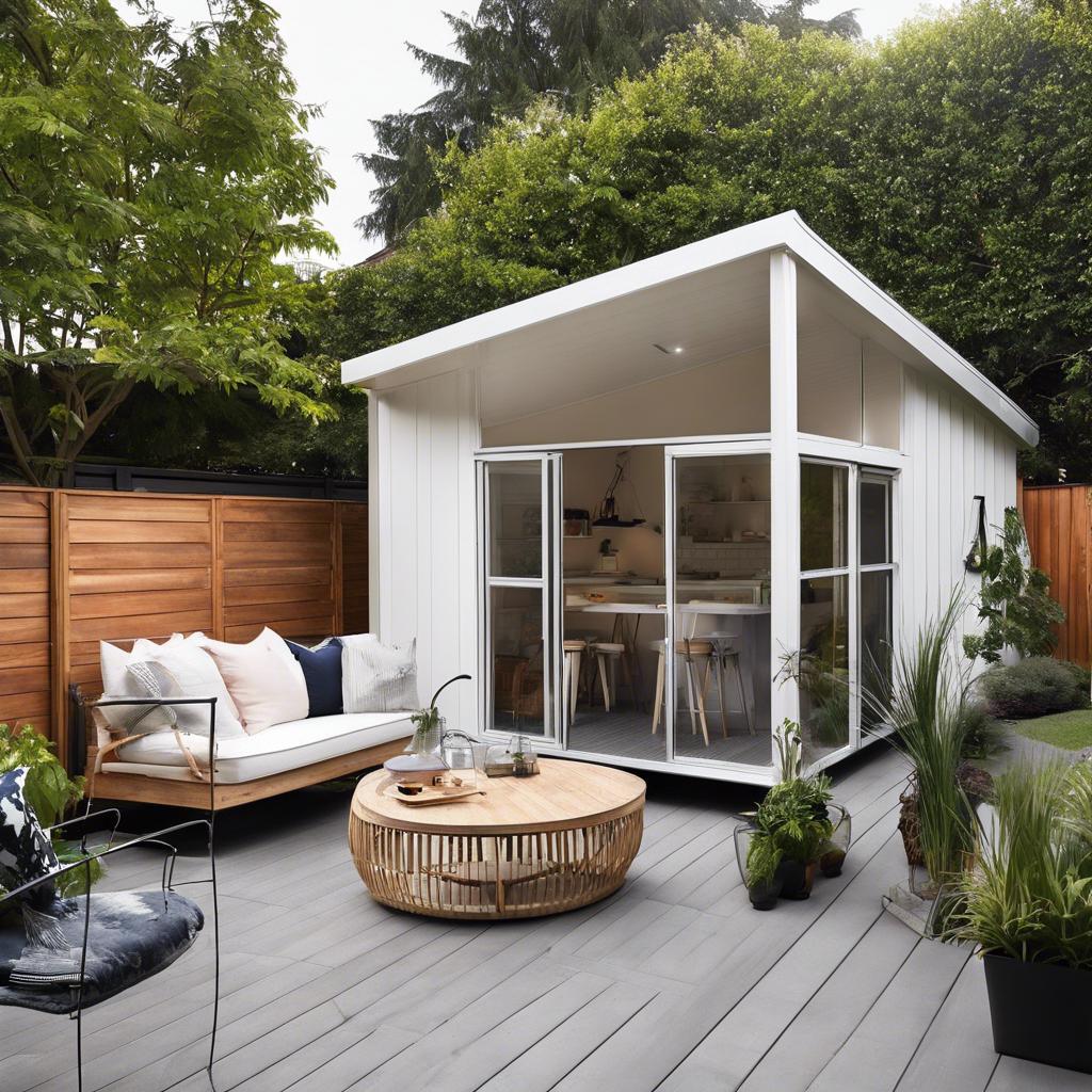 Tiny Dwellings: Stylish Shed Solutions for Compact Outdoor Spaces