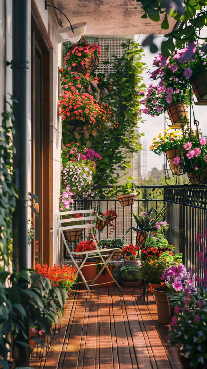 Blooming Beauties: The Allure of Balcony Garden Flowers