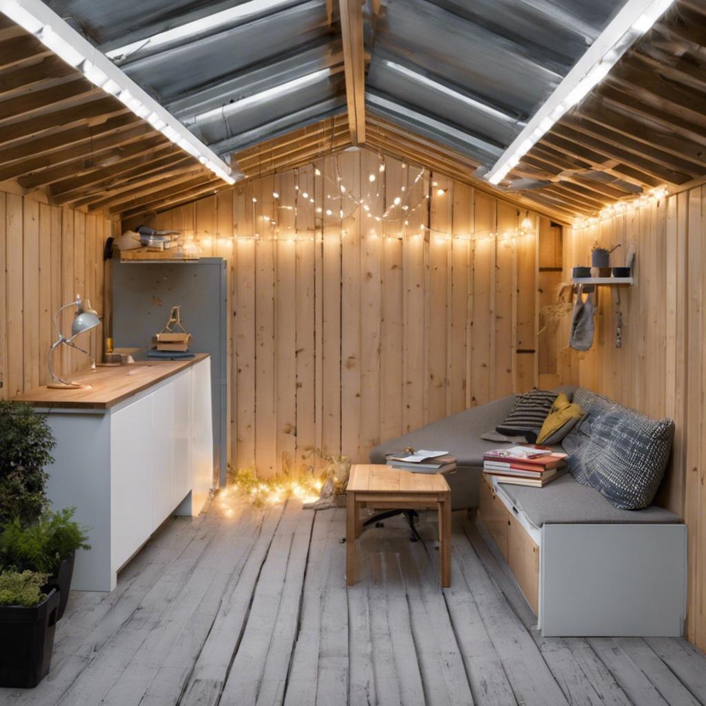 - ⁢Strip Lighting: Versatile ​Options for Shed Shelving and Storage