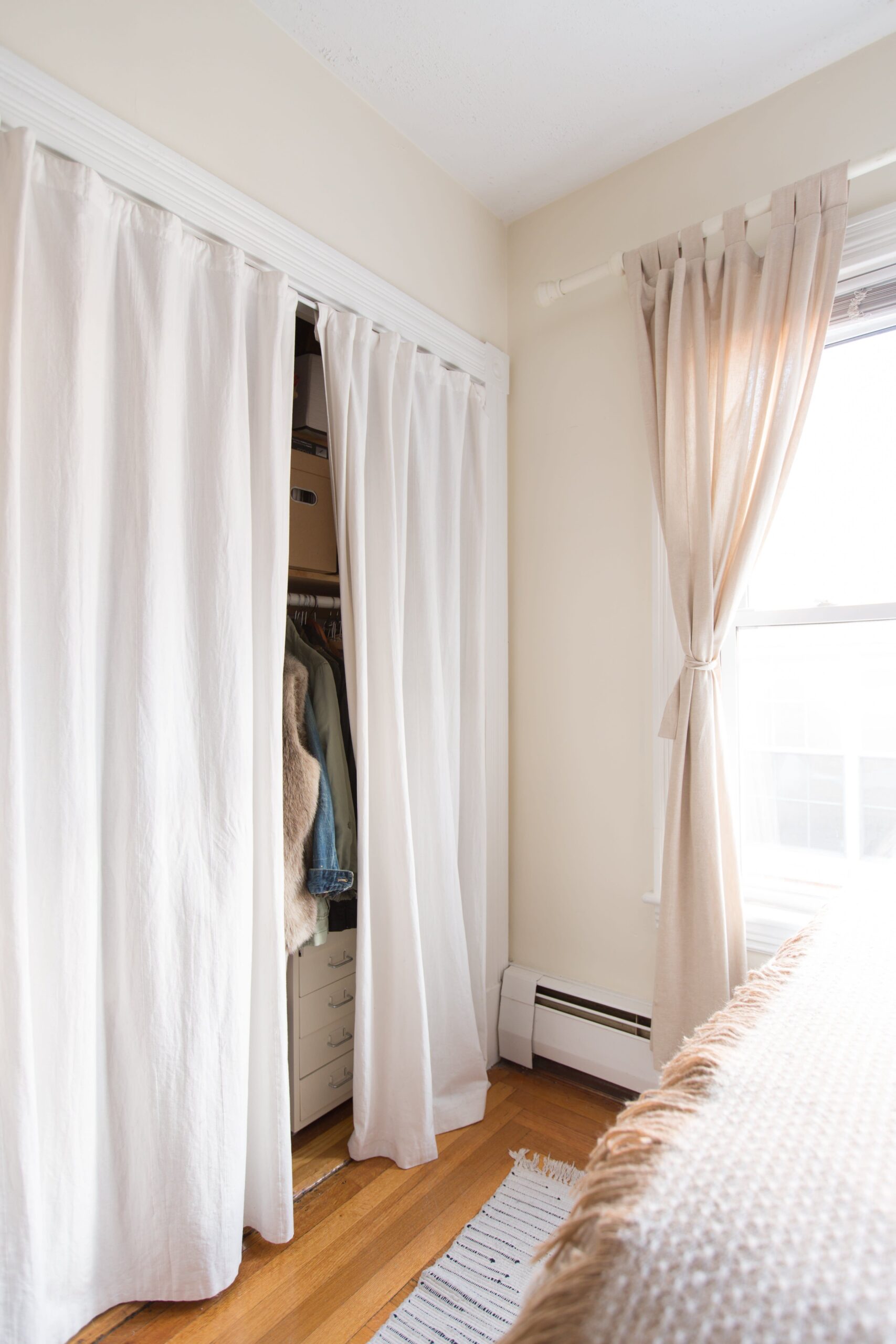 closet curtains