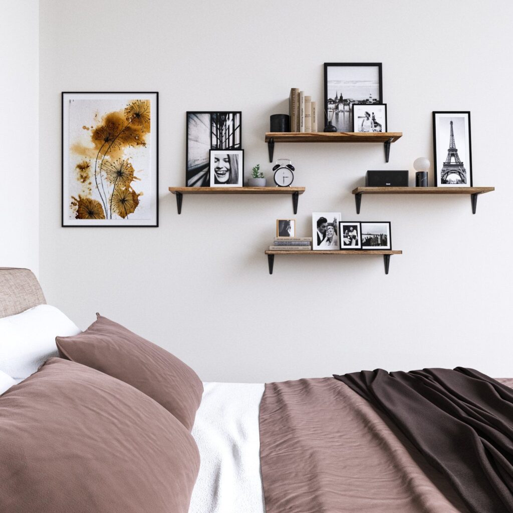 Bedroom Wall Storage Shelves Ideas