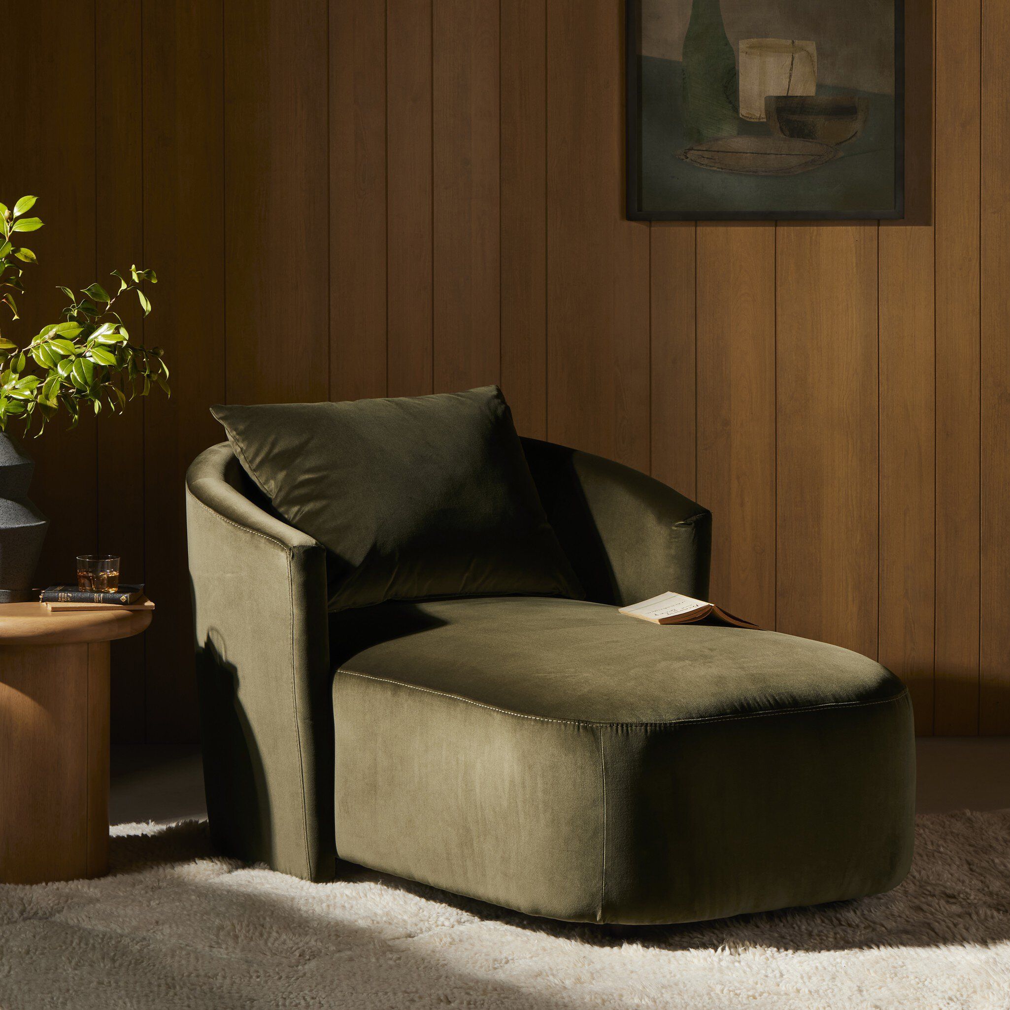 Contemporary Corner Chaise Lounge Chair: The Perfect Addition to Your Home