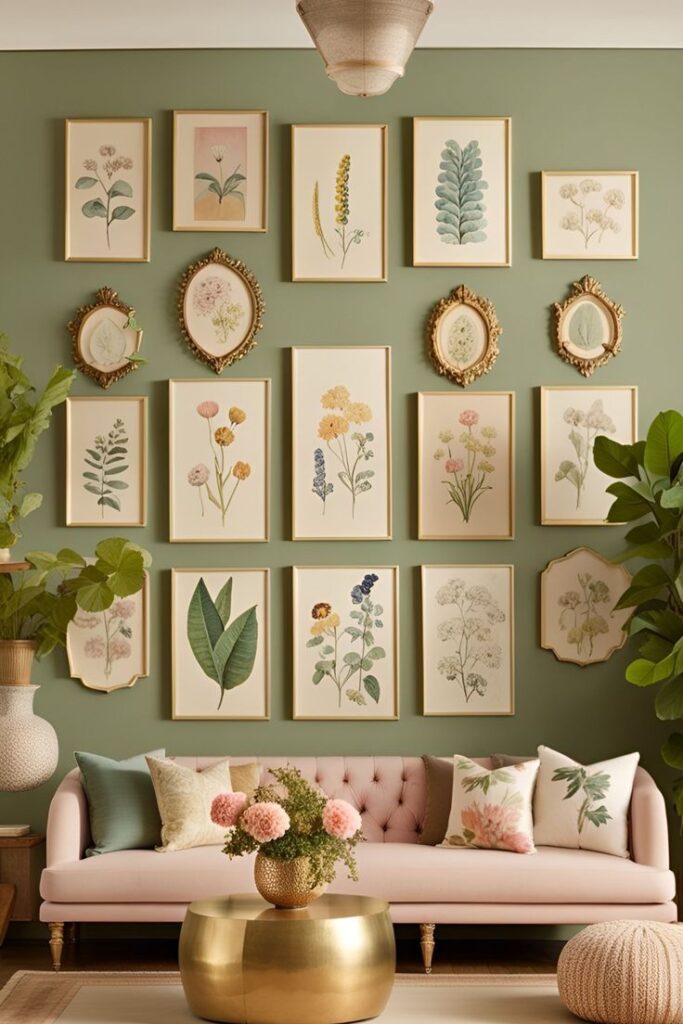 Modern floral room design ideas