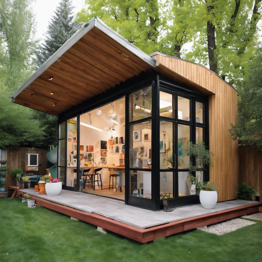 Reimagining Outdoor Spaces: The Sleek Beauty of Modern Sheds with Flat Roofs