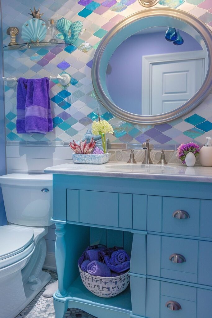 beach themed bathroom decorating ideas