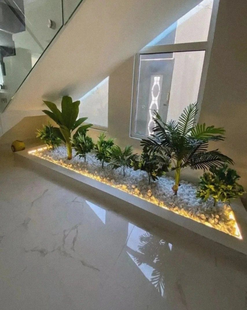 Creative Ways to Decorate Under the Stairs with Plants