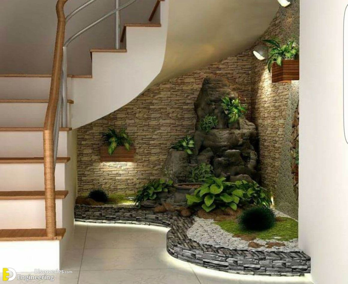 Plant Decor Ideas for Under the Stairs