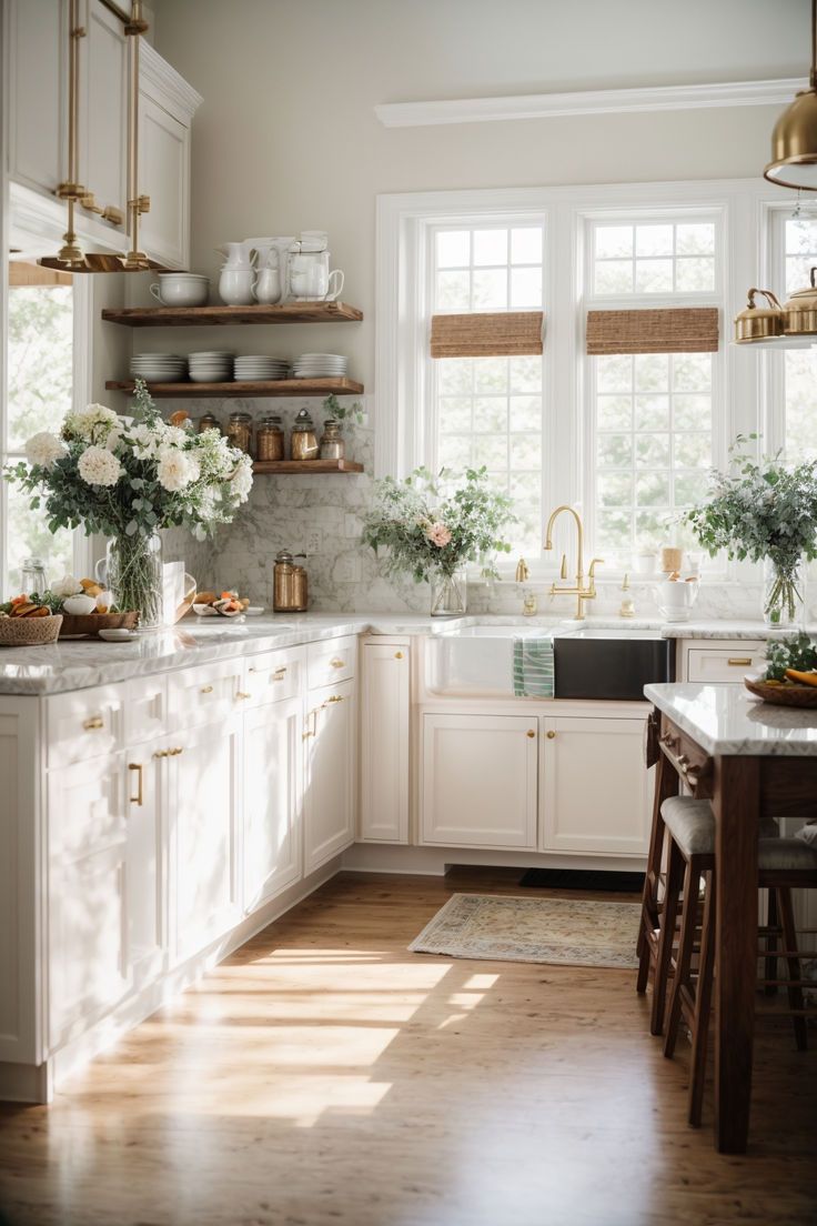 Elegant European Inspired Kitchen Cabinetry