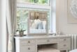 Mirrored Dressing Table With Drawers