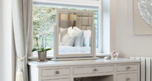 Mirrored Dressing Table With Drawers
