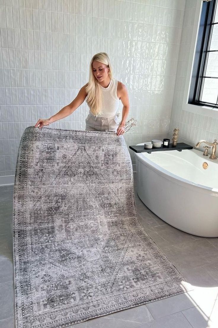Elegant Oversized Bathroom Rugs: Elevate Your Space with Luxurious Style
