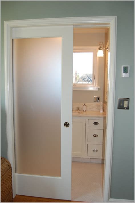 Elegant Privacy: The Beauty of Bathroom Entry Doors with Frosted Glass