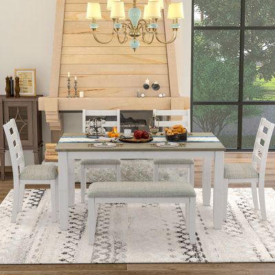 counter height rectangular table sets