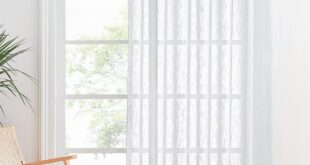 Modern Sheer Door Panel Curtains