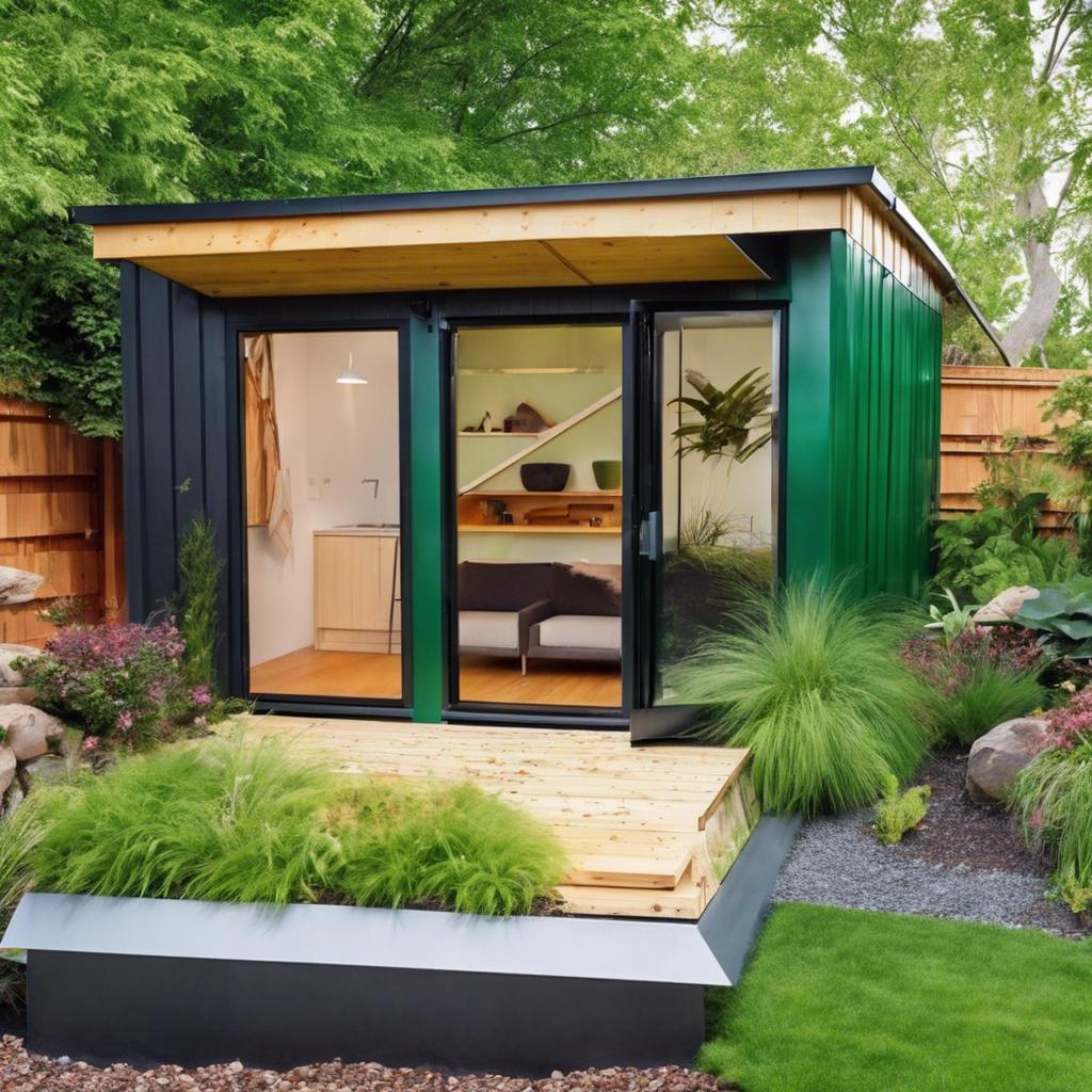 Maximizing ⁣Energy Efficiency with the Emerald Oasis Shed