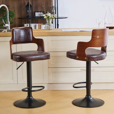 adjustable bar stools with arms