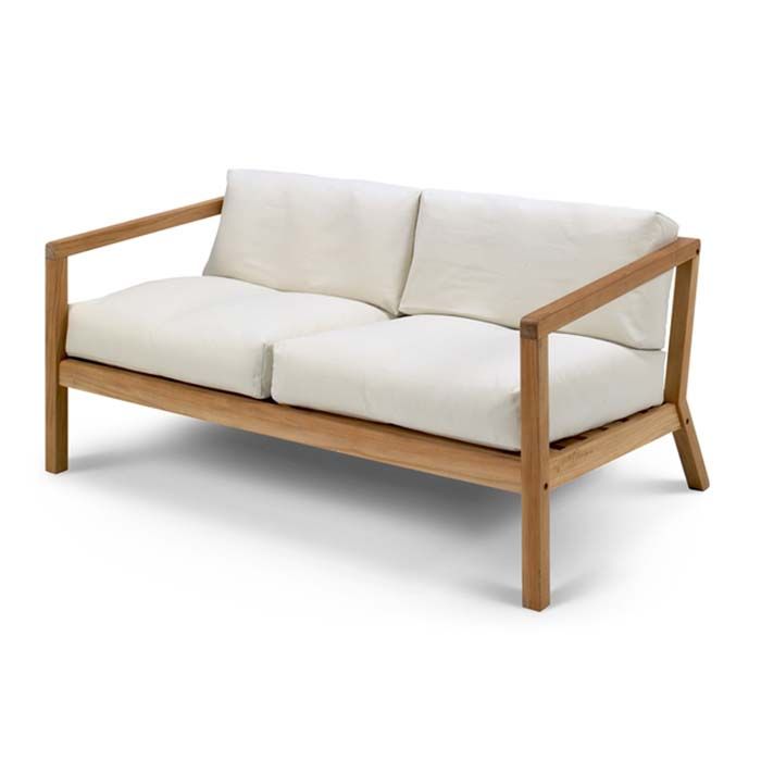 Enhance Your Living Room with a Classic Wooden Frame Sofa with Cushions