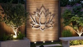 extra large outdoor metal wall art