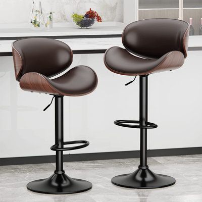 adjustable swivel bar stools with back