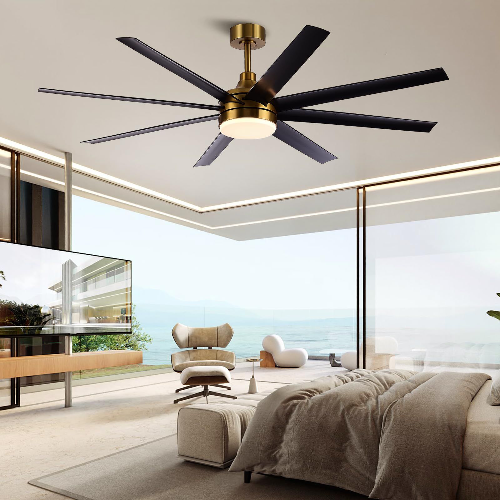 Enhance Your Sleep Sanctuary with Ceiling Fans Featuring Lights