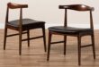 Mid Century Modern Leather Dining Chairs