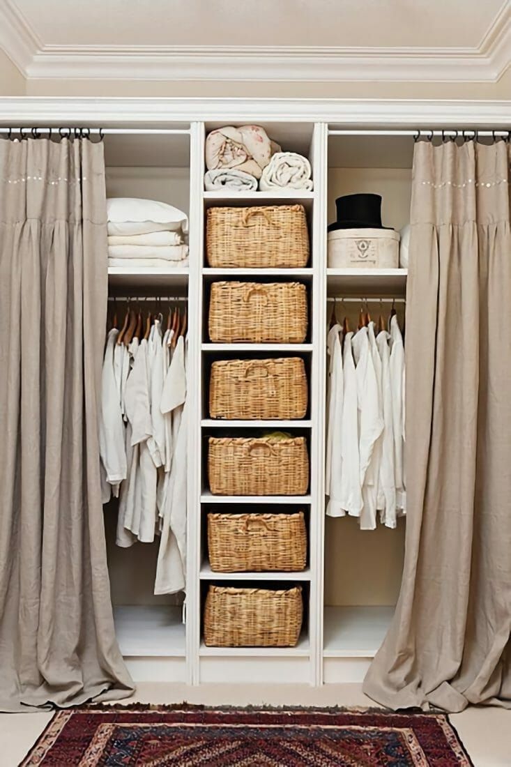 closet curtains