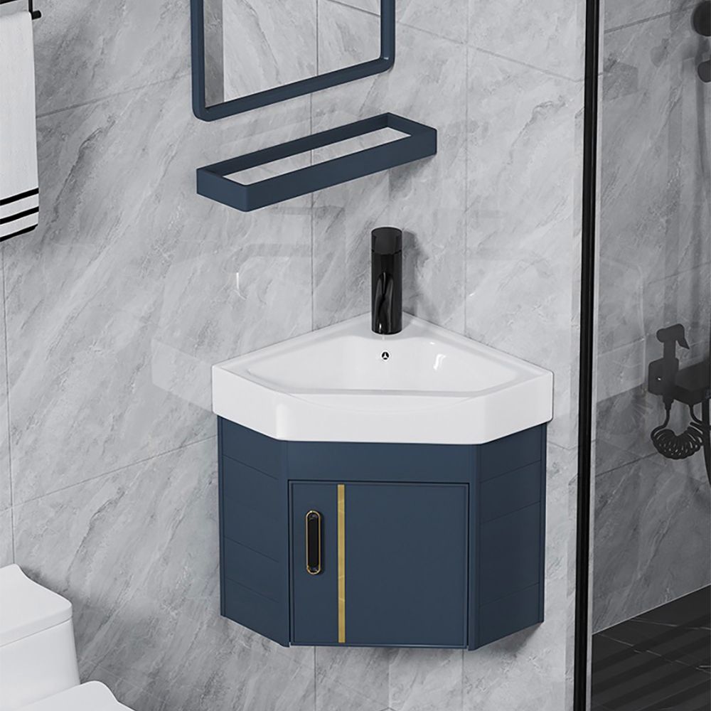 Maximizing Space: The Smart Choice of a Corner Bathroom Vanity with Sink