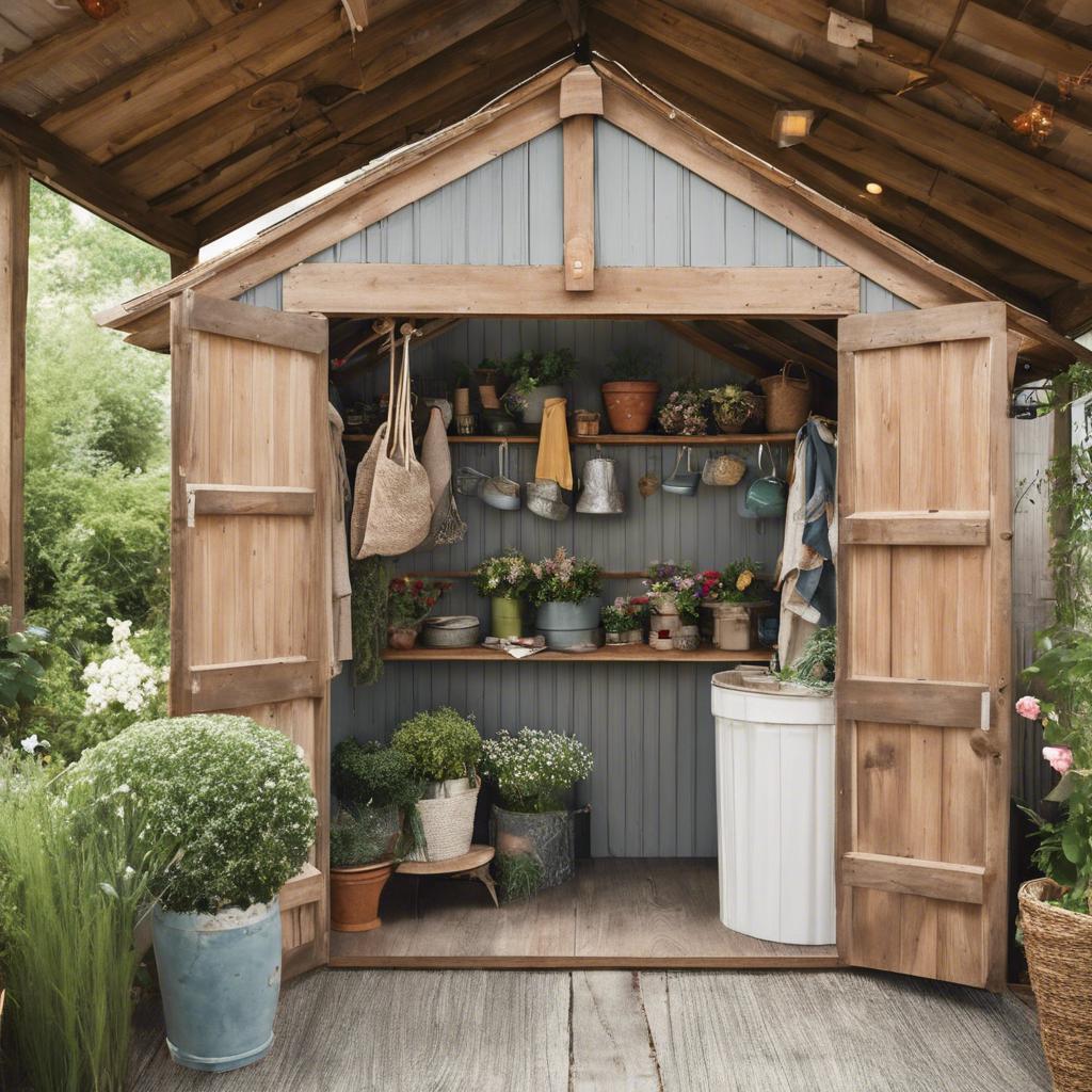 Sunlit Sanctuary: A Garden Shed with Natural Illumination