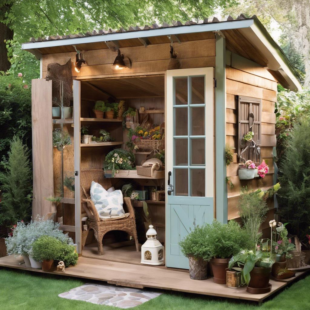 The Ultimate Gardener’s Oasis: Garden Shed with Potting Bench