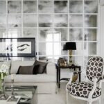 Mirrored Glass Living Room Furniture