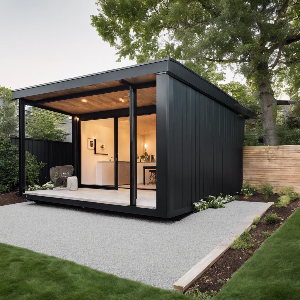 - Mixing Materials: Incorporating Wood, Metal, and Glass into Shed Design
