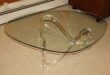 Clear Acrylic Glass Coffee Table