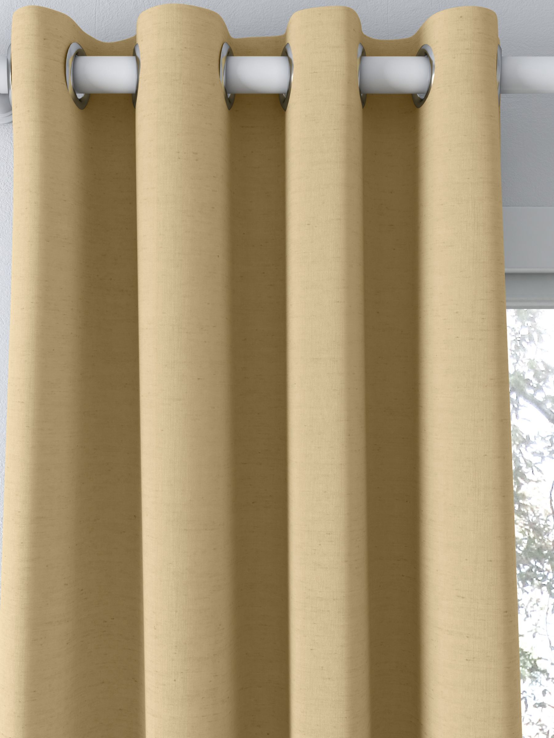 Sleek and Modern Faux Silk Eyelet Curtains for a Chic Home Transformations