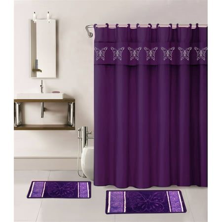 Stylish Bathroom Sets in Purple and Black: A Modern Twist for Your Space