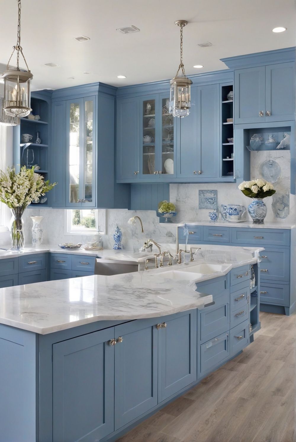 Stylish Blue Kitchen Designs for a Fresh and Modern Look