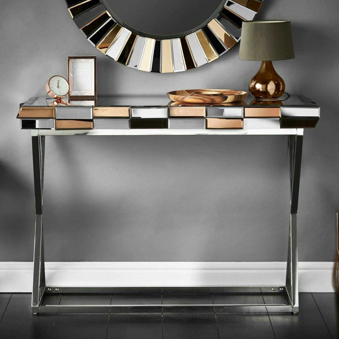 Stylish Console Table and Mirror Set for Contemporary Homes