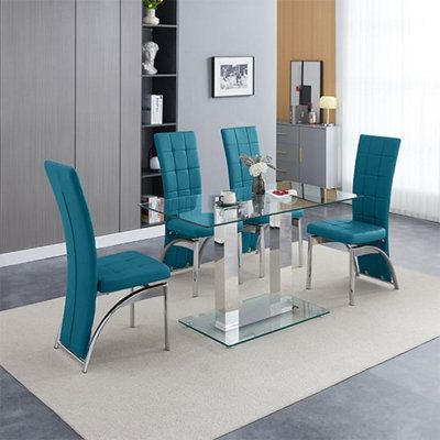 Stylish Glass Top Kitchen Table Sets: A Contemporary Choice for Your Home