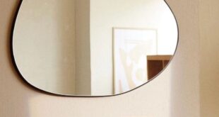 large bathroom mirror