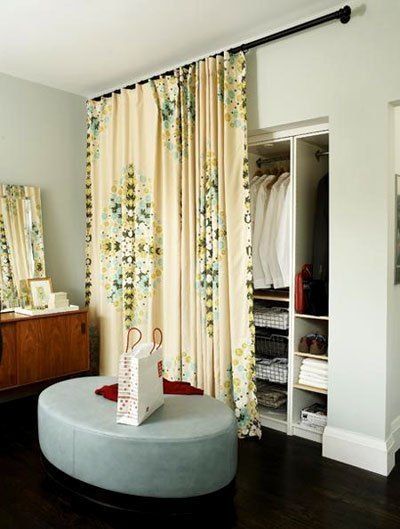 closet curtains