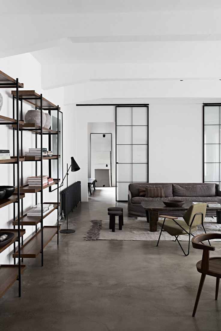 The Beauty of Industrial Living Room Designs