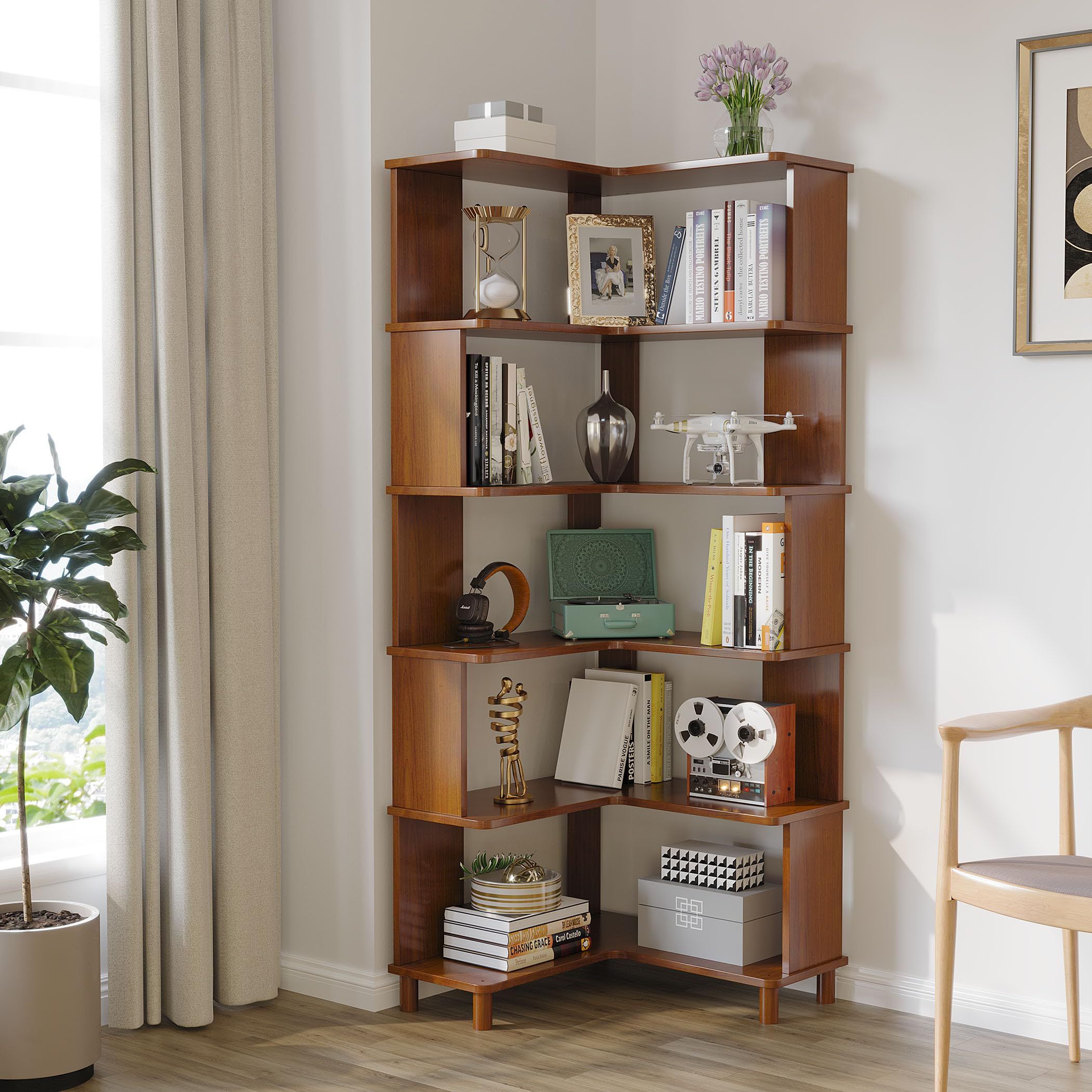 The Beauty of a Corner Bookshelf: A Functional and Stylish Addition to Your Home
