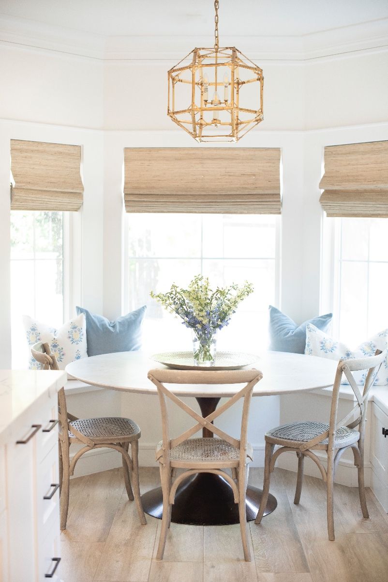 The Charm of a Cozy Breakfast Nook Table and Bench Set